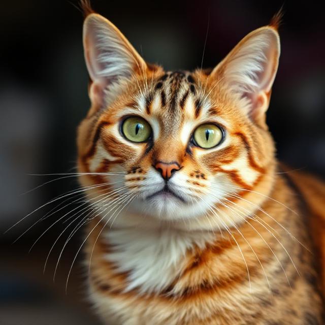 Cute Cat tan stripes, Animal CDMO image