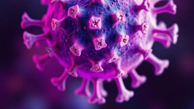 Black & White Virus geometry graphic