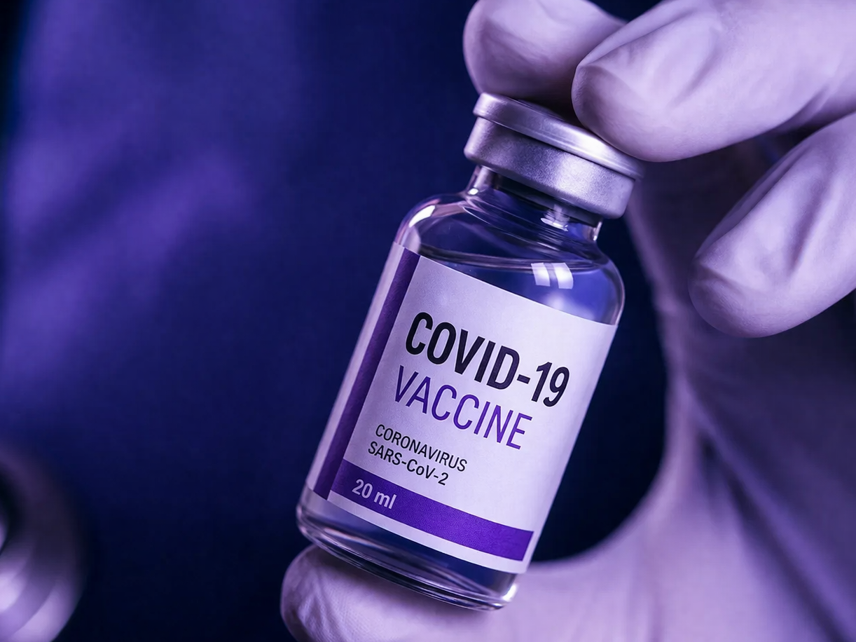 Elise Biopharma CDMO, COVID-19 vaccine bottle image